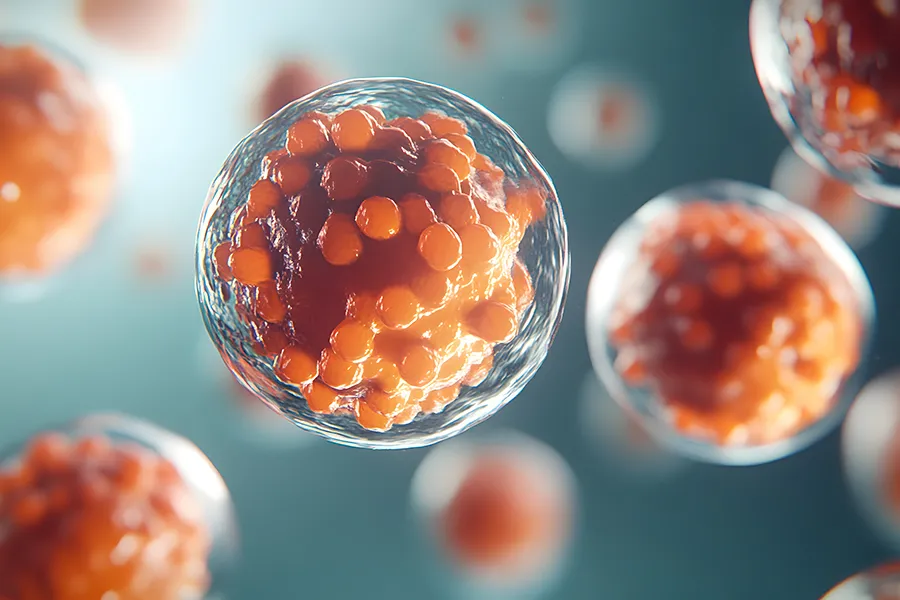 Cellular-Regeneration-Clinic 3D illustration of human cells. Get stem cell therapy from Nonkulie Dladla, M.D. in Manhattan.