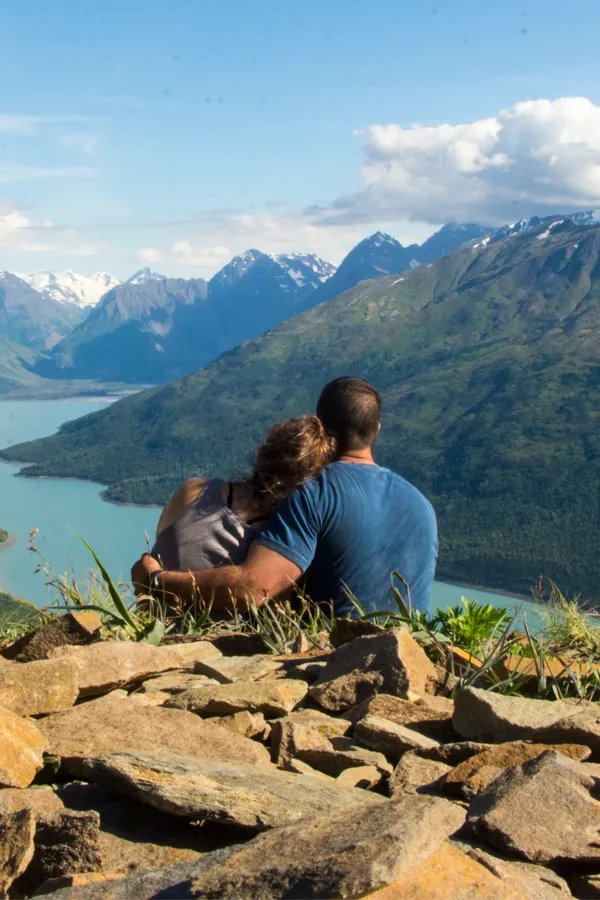 Kailo-Somatic-Release-Treatment A couple look out over the horizon on a mountaintop. Get Kailo Somatic Release treatment from Nonkulie Dladla, M.D. in Manhattan.