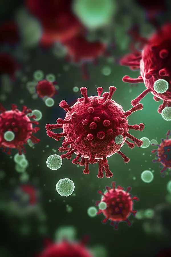 Post-Covid-Treatment A 3D illustration of the covid virus. Get post-covid treatment from Nonkulie Dladla, M.D. in Manhattan.